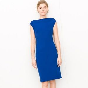 ZARA BLUE MIDI WORK DRESS!